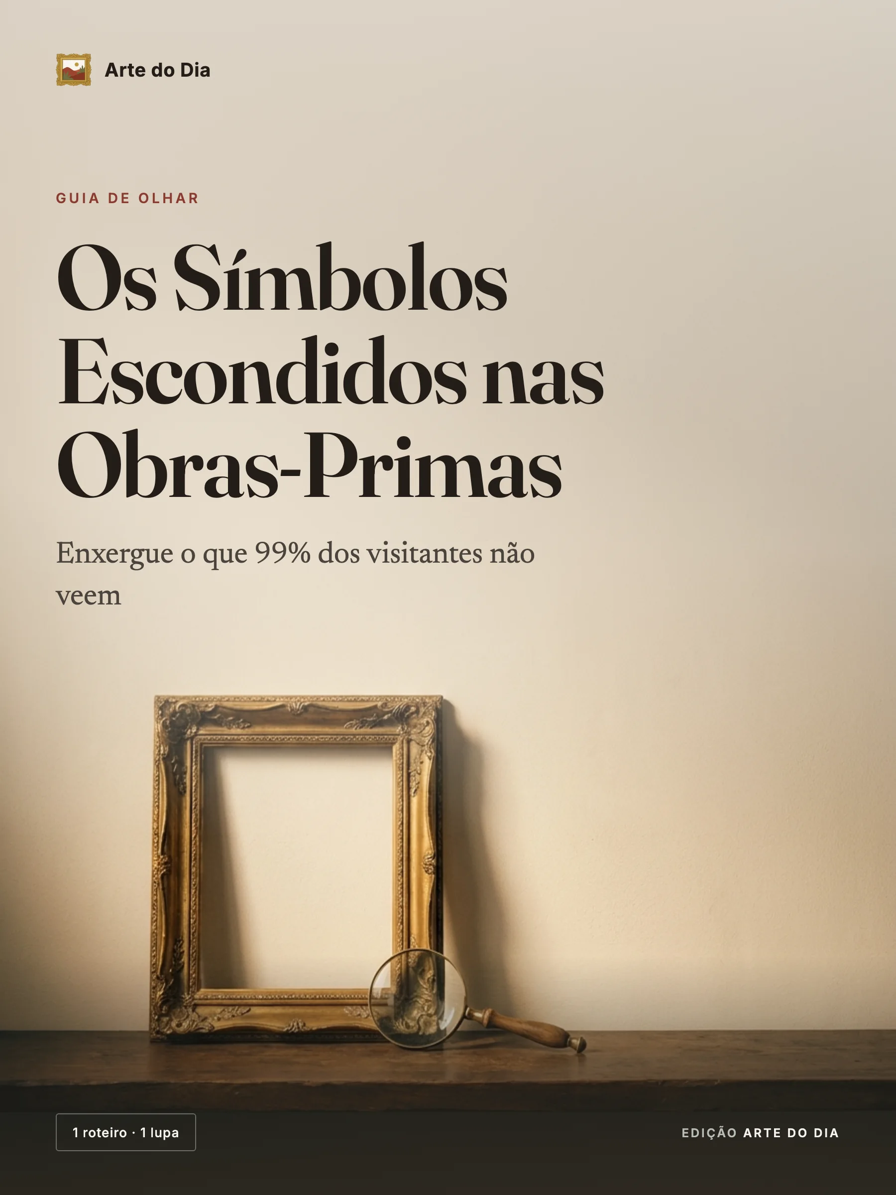 Capa do guia Os Símbolos Escondidos nas Obras-Primas